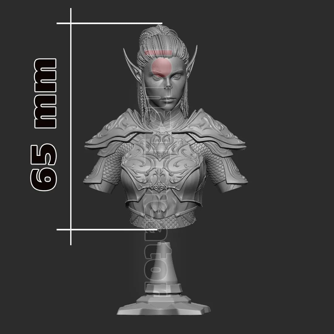 STL - Lae'zel render 2