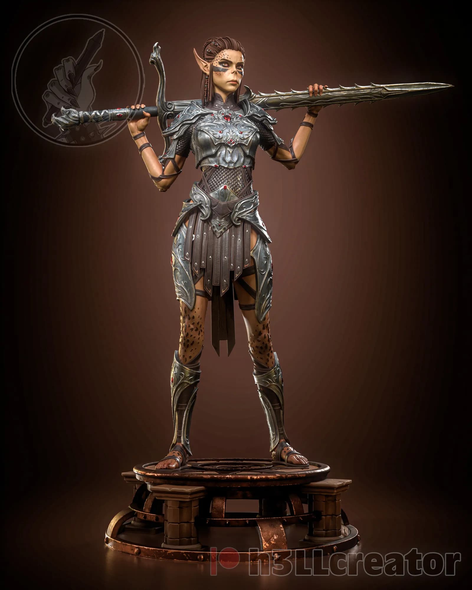 STL - Lae'zel render 4