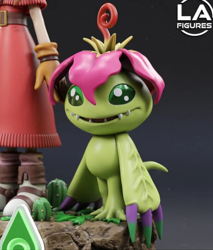 STL - lafigures mimi and palmon render 2