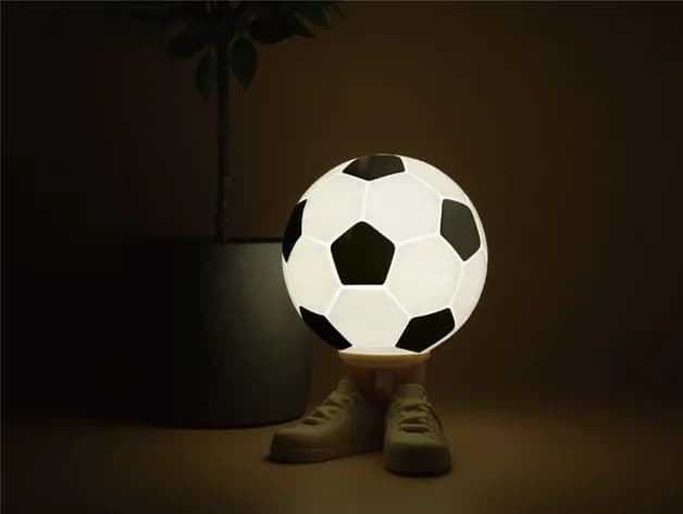 STL - Lámpara Balón de Fútbol