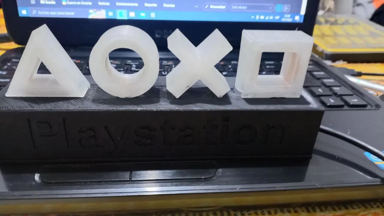 STL - Lámpara con logo de Playstation