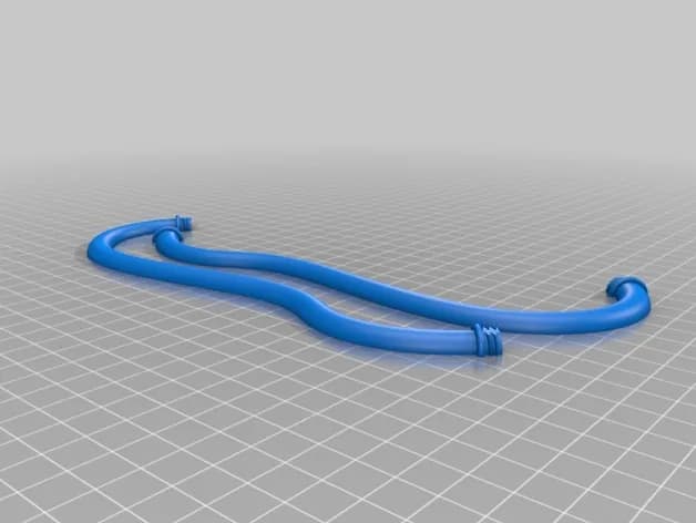 STL - Lámpara de gato navideño render 2