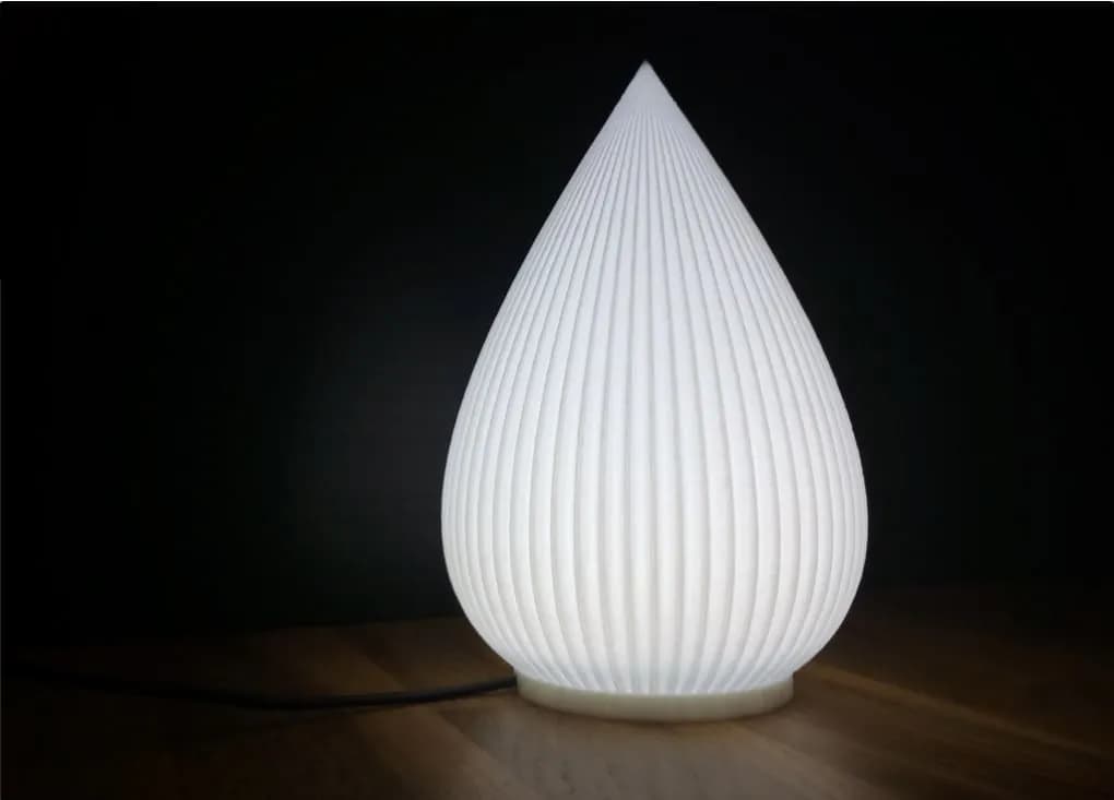 STL - Lámpara de gota de agua
