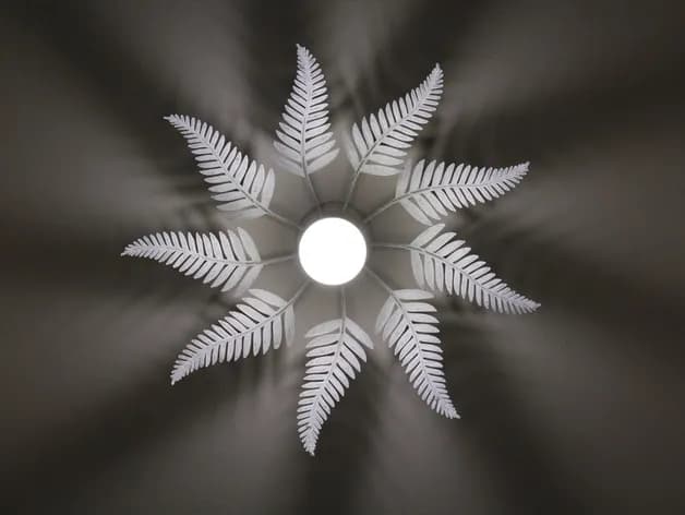 STL - Lámpara de helecho 3D