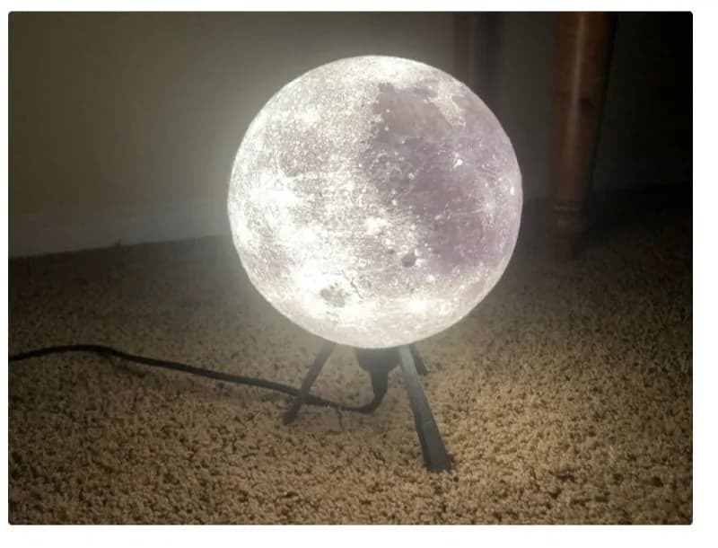 STL - Lámpara de luna