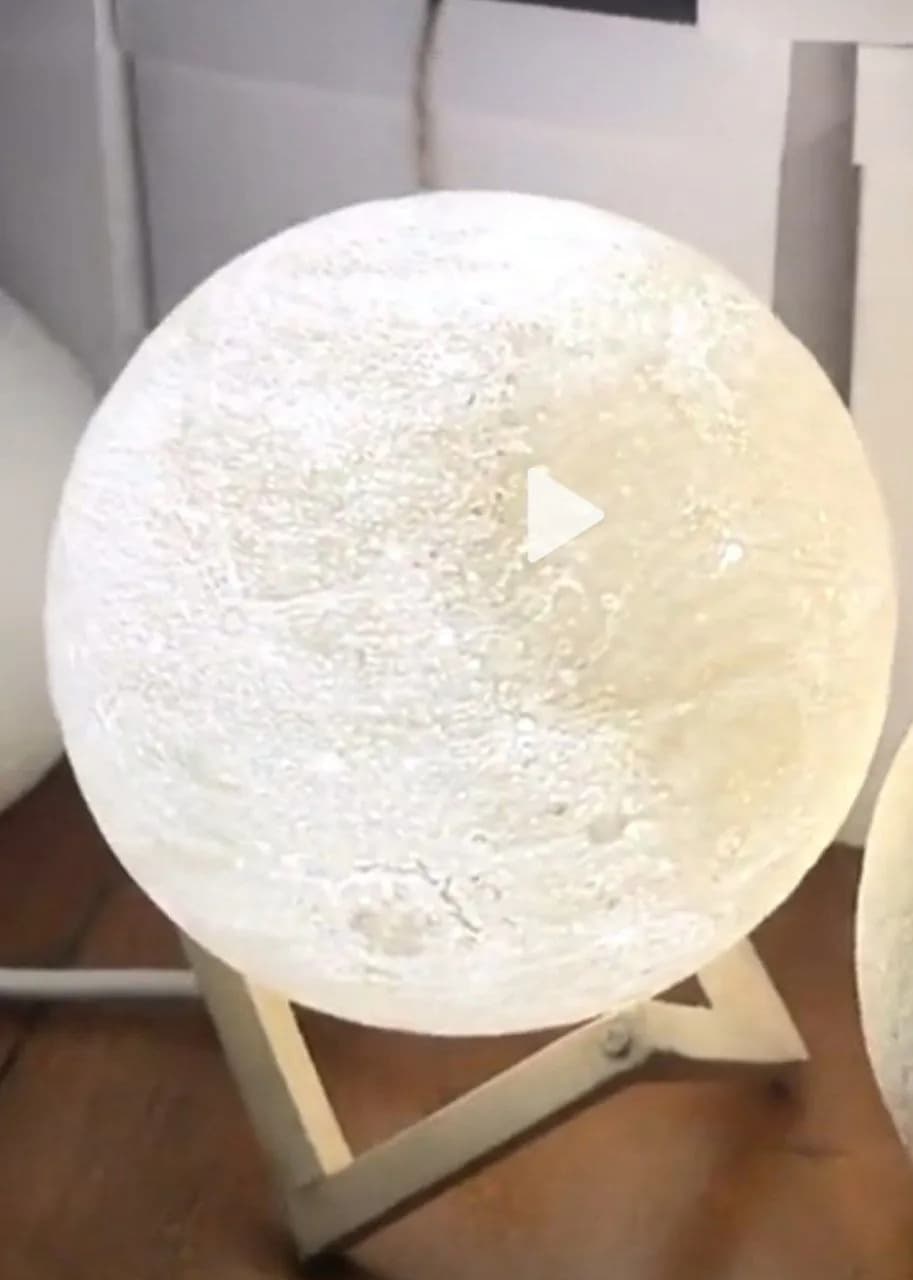 STL - Lámpara de luna 3D