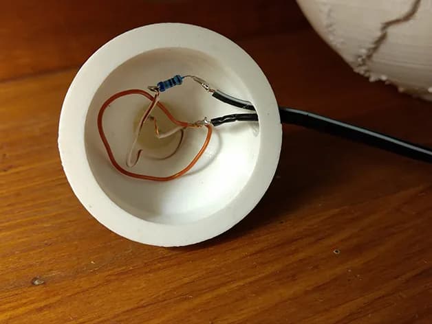 STL - Lámpara de Luna Esférica