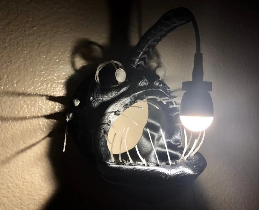 STL - Lámpara de pez abisal