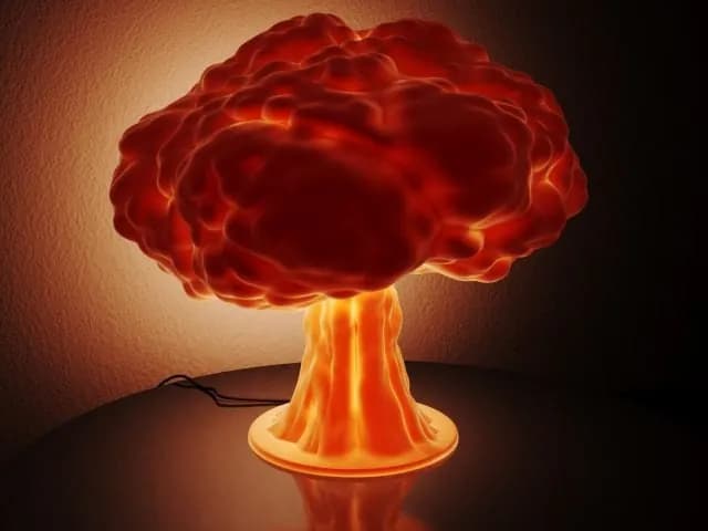 STL - Lámpara explosión nuclear