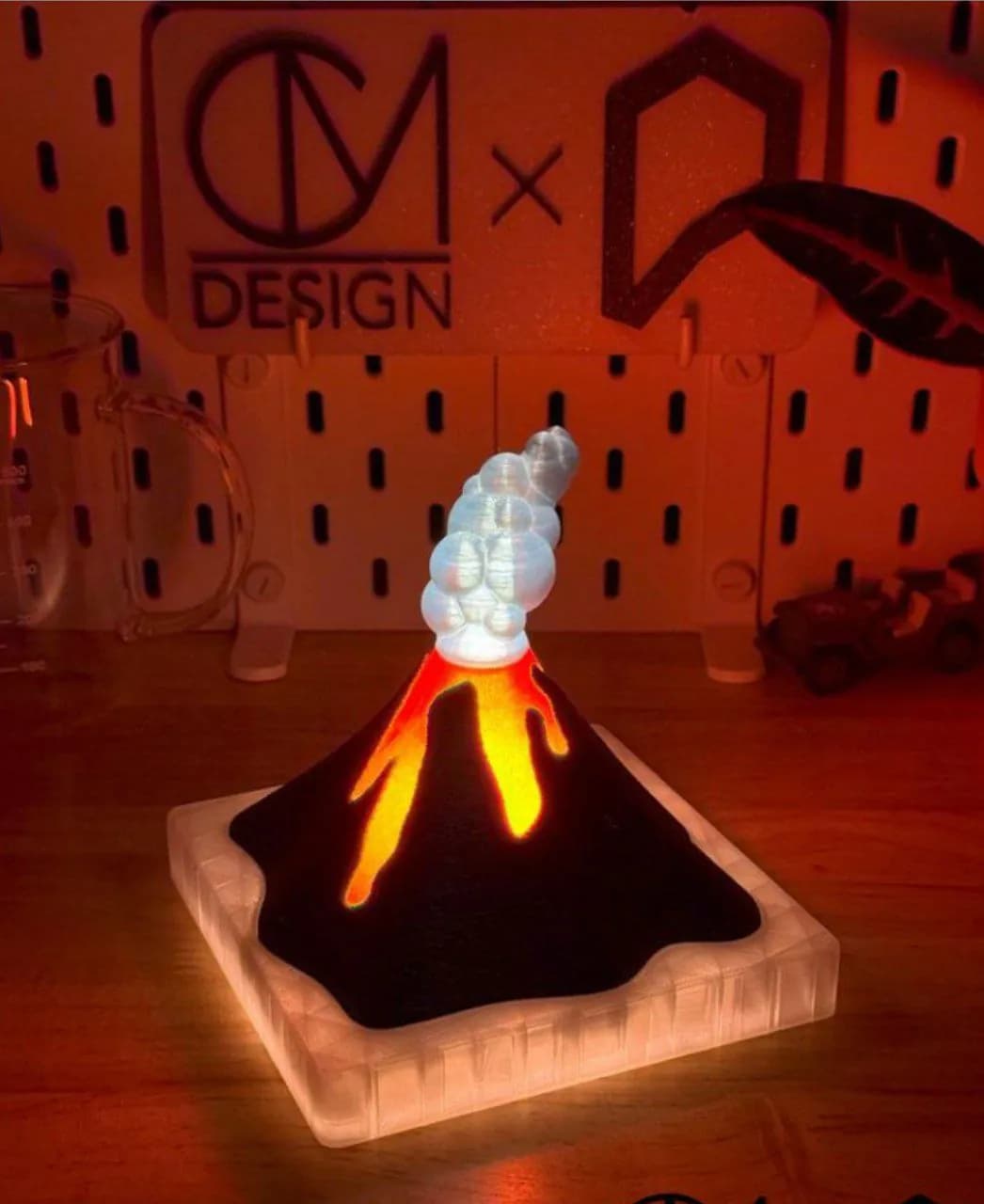 STL - Lámpara Volcán de Lava