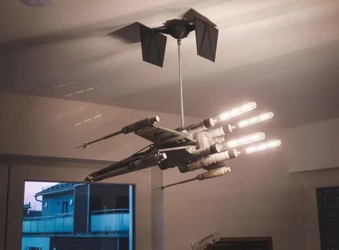STL - Lámpara X Wing de Star Wars