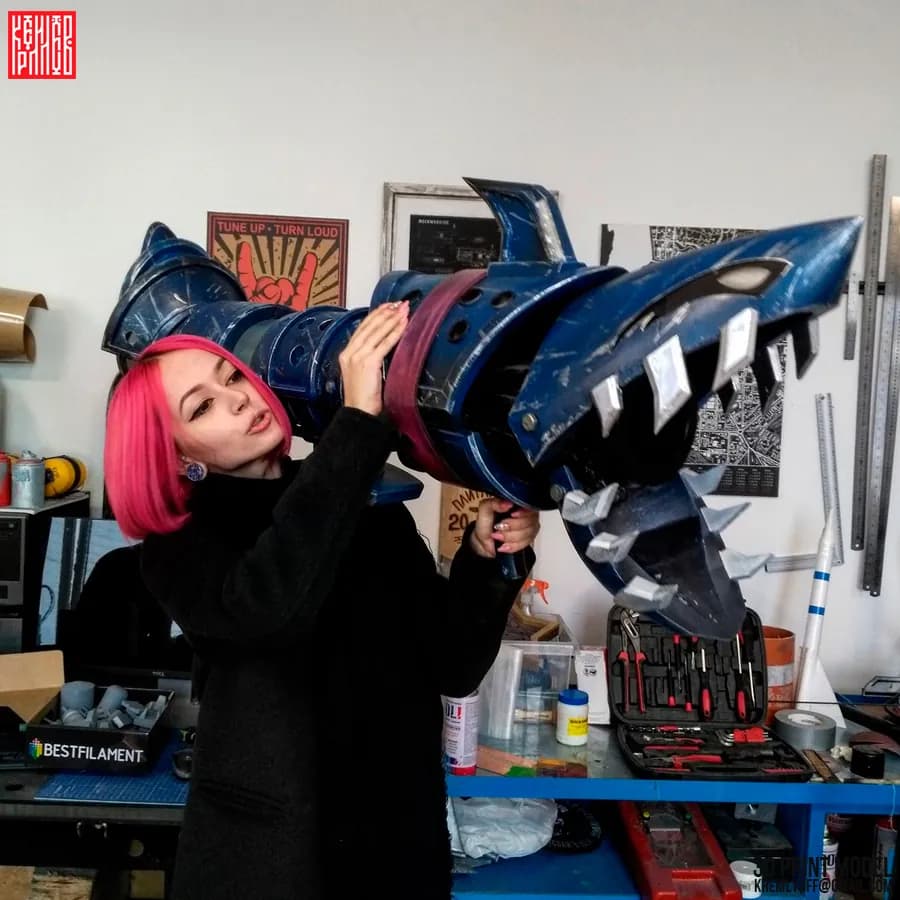 STL - Lanzacohetes Fishbone de Jinx