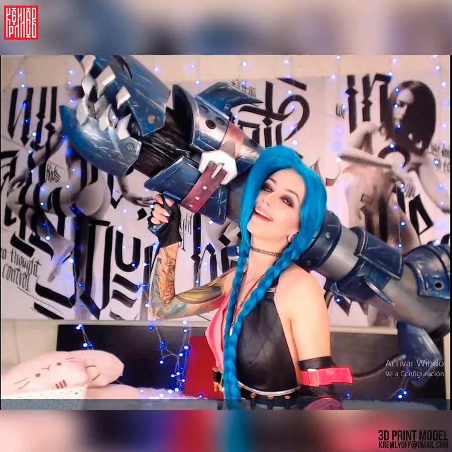 STL - Lanzacohetes Fishbone de Jinx