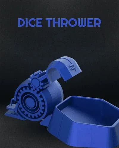 STL - Lanzador de dados mecánico