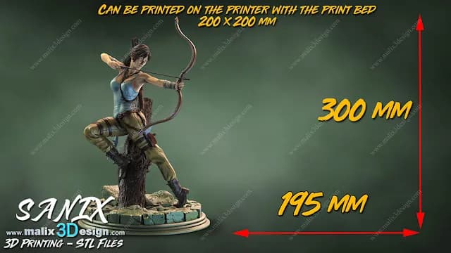 STL - Lara Croft de Tomb Raider