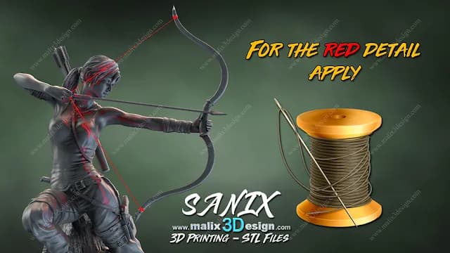 STL - Lara Croft de Tomb Raider