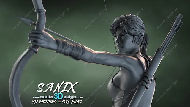 STL - Lara Croft de Tomb Raider