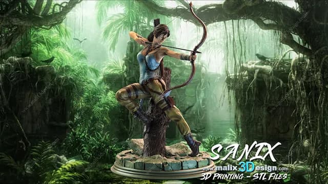 STL - Lara Croft de Tomb Raider