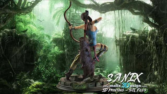 STL - Lara Croft de Tomb Raider