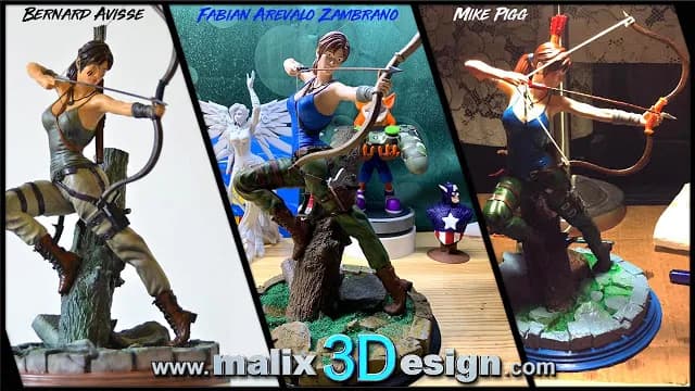 STL - Lara Croft de Tomb Raider