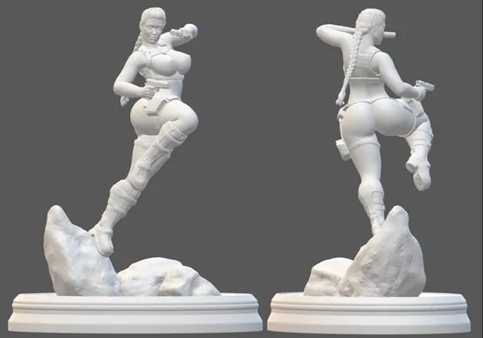 STL - lara croft sexys