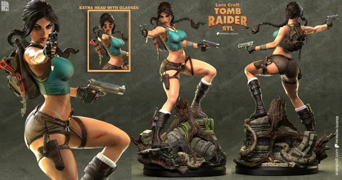 STL - Lara Croft Tomb Raider