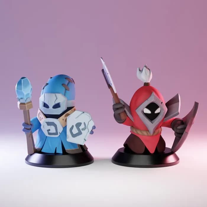 STL - league of legends minion 3d model
