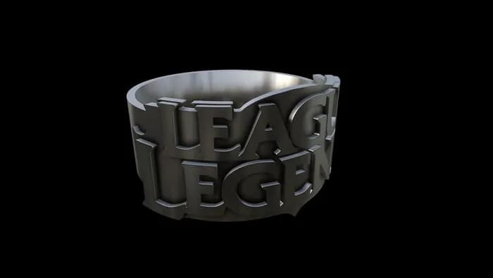 STL - league of legends ring stl