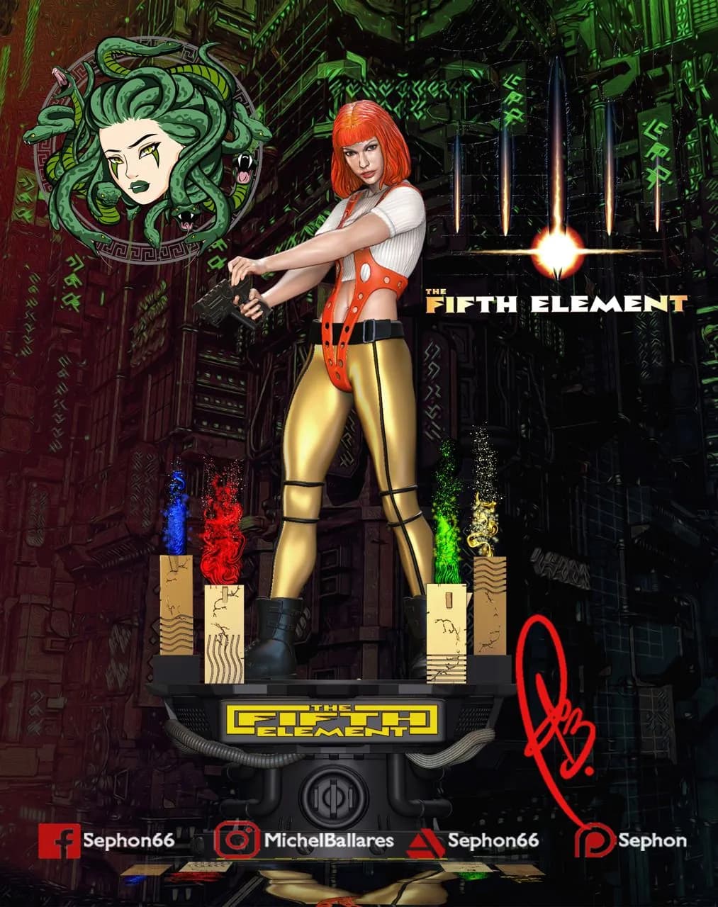 STL - Leeloo del Quinto Elemento
