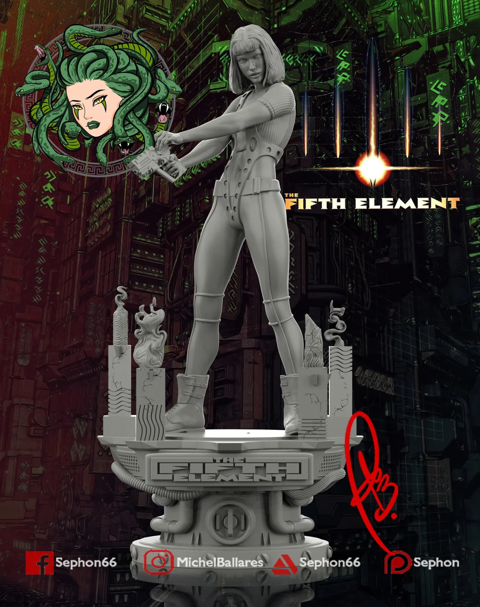 STL - Leeloo del Quinto Elemento