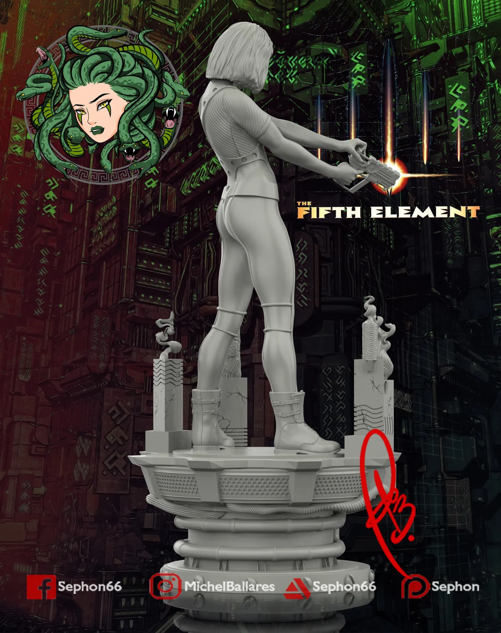 STL - Leeloo del Quinto Elemento