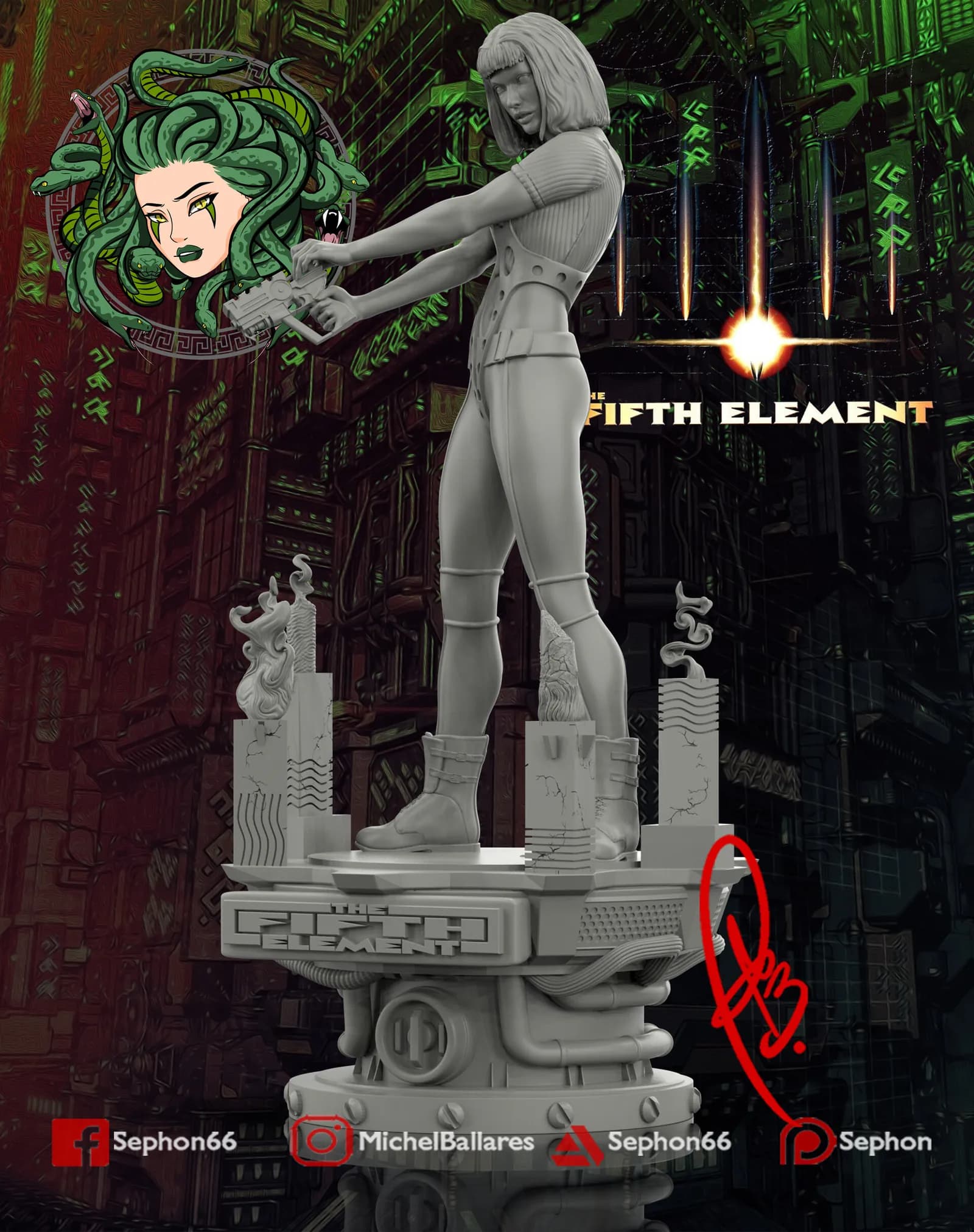STL - Leeloo del Quinto Elemento