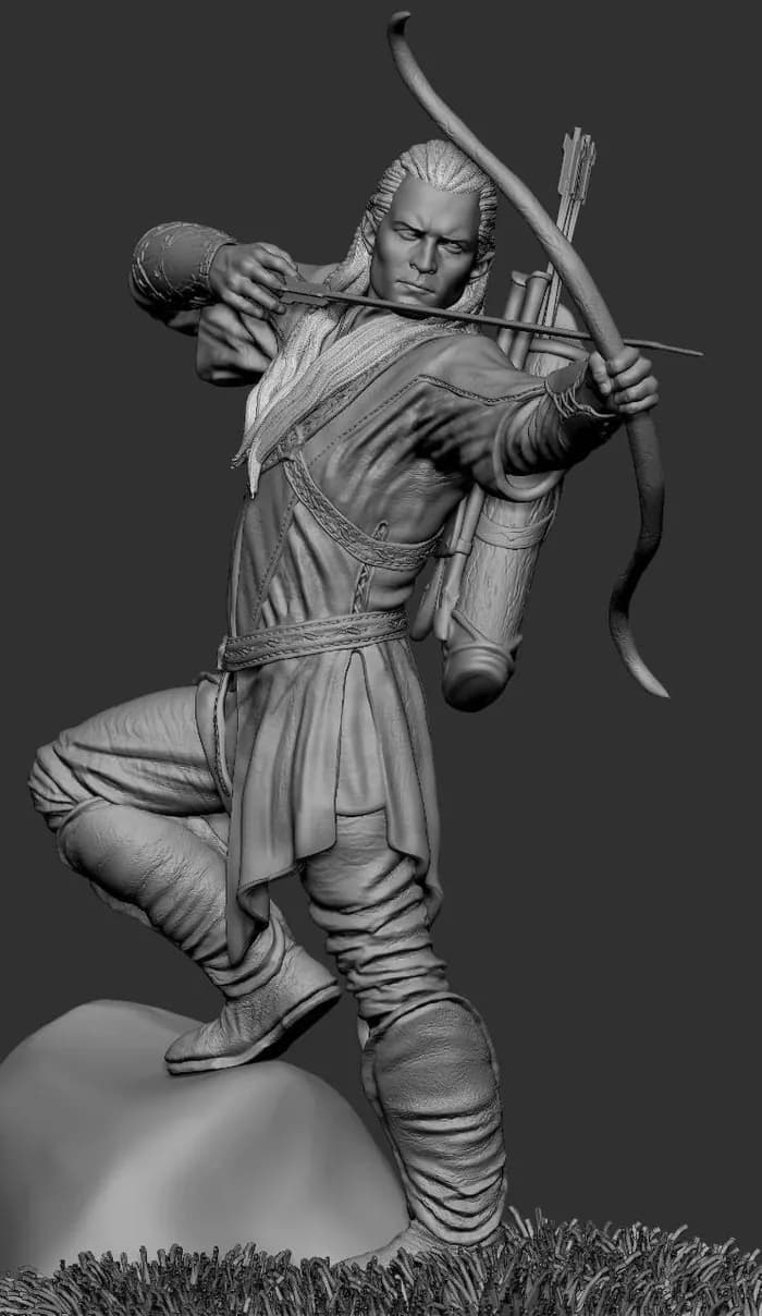 STL - legolas washed