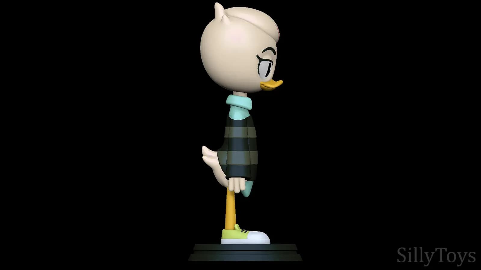 STL - Lena Sabrewing de DuckTales render 3