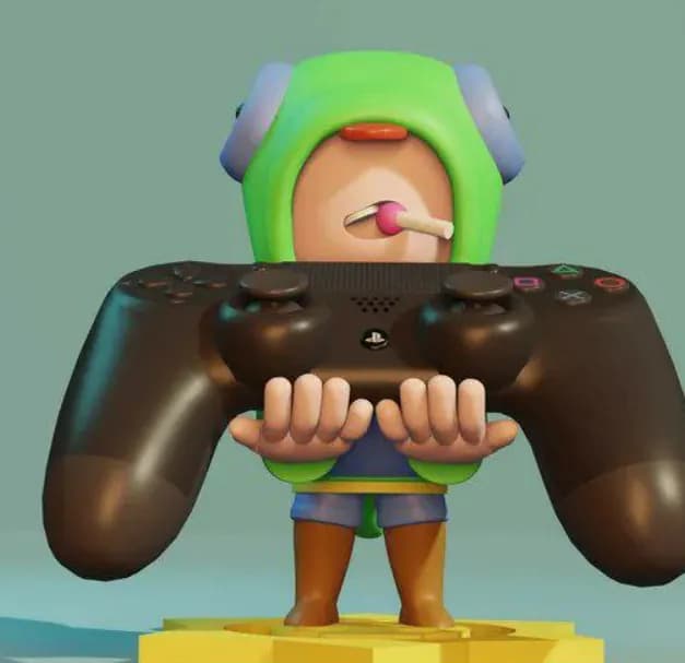 STL - leon from brawl stars ps4