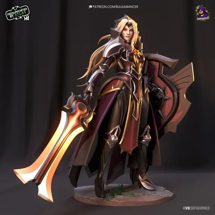 STL - leona no supports x render 3