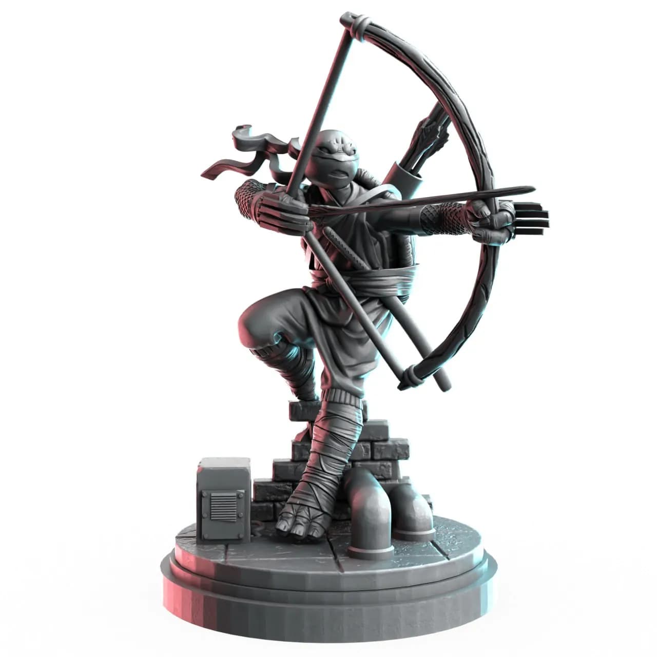 STL - Leonardo con armadura de wrecker