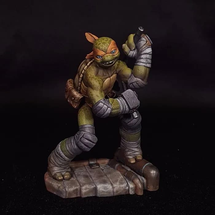 STL - Leonardo Tortuga Ninja render 2