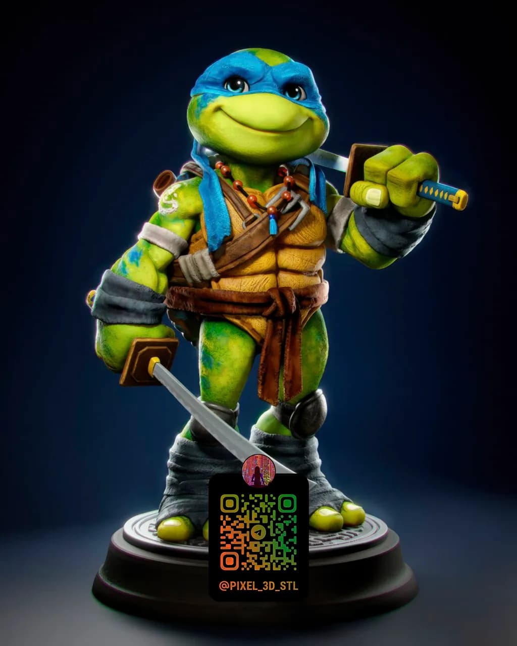 STL - Leonardo Tortugas Ninja 2