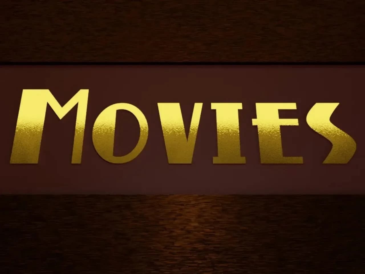 STL - Letras decorativas "Movies"