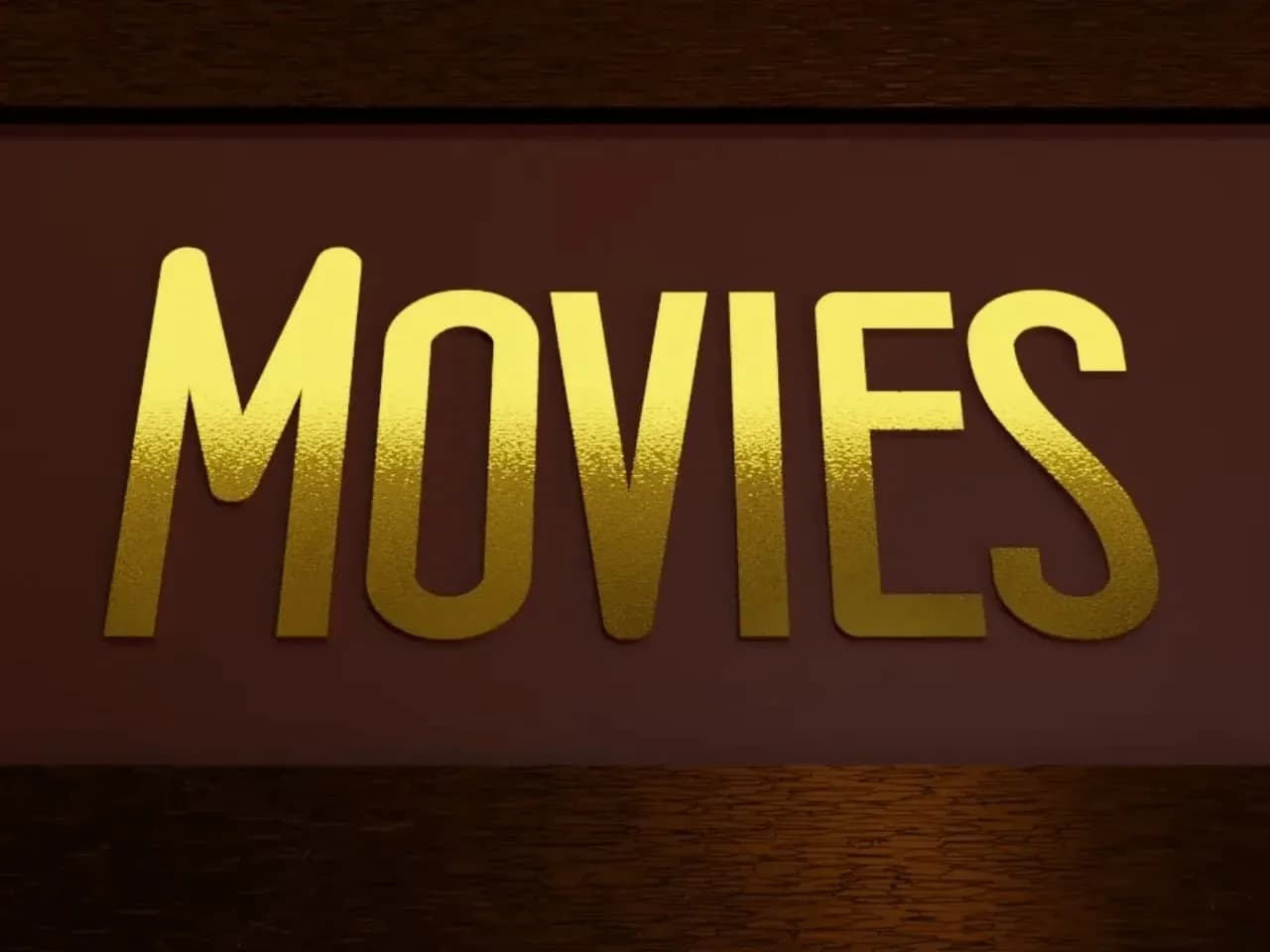 STL - Letras decorativas "Movies"