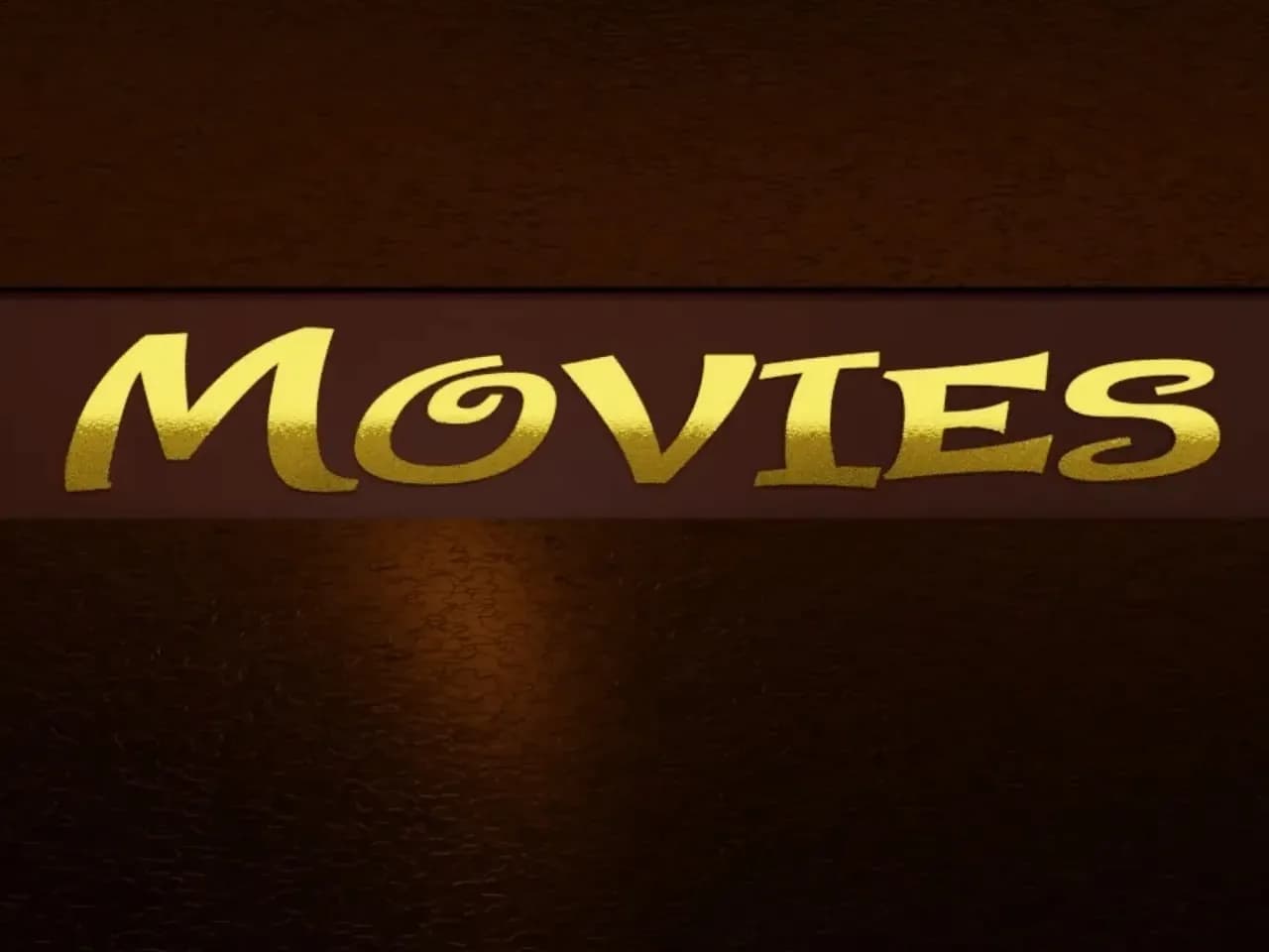 STL - Letras decorativas "Movies"