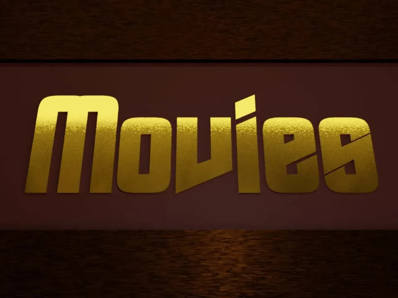 STL - Letras decorativas "Movies"