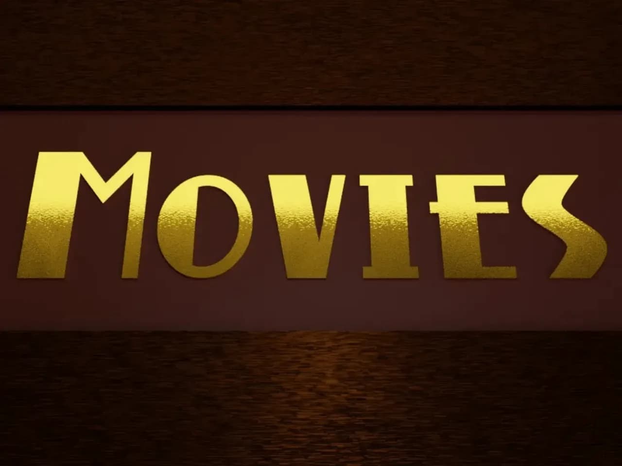 STL - Letras decorativas "Movies"