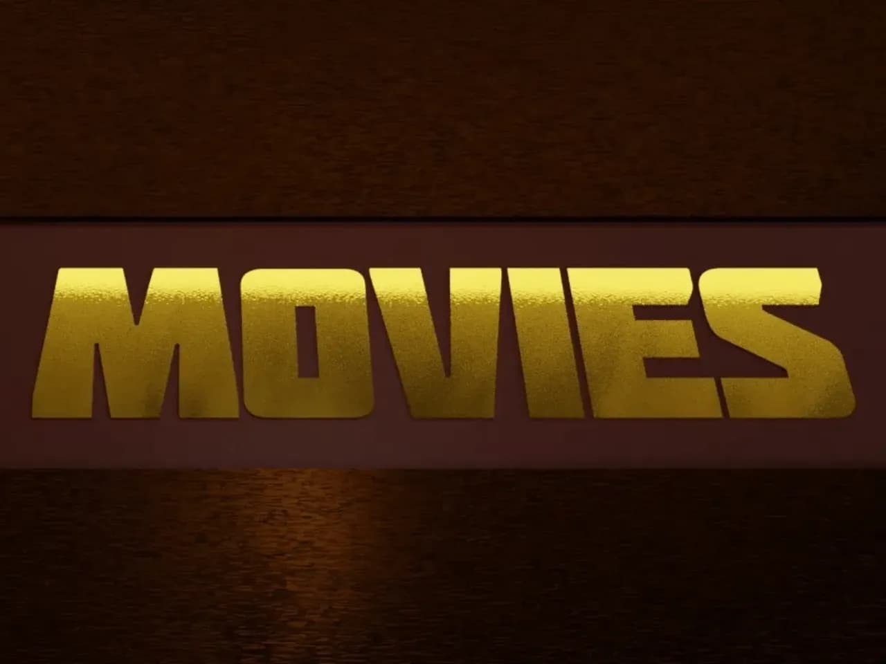 STL - Letras decorativas "Movies"