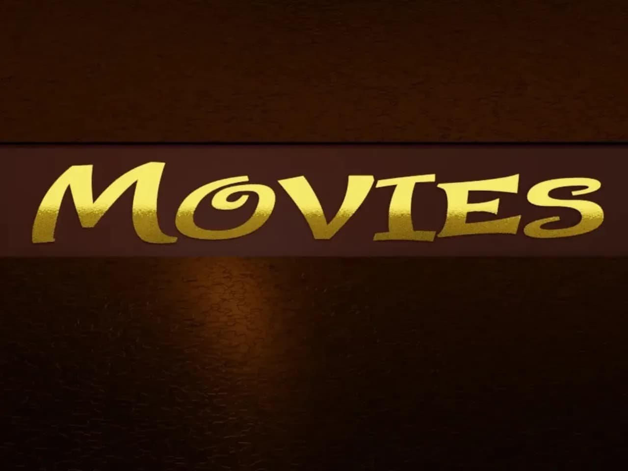 STL - Letras decorativas "Movies"
