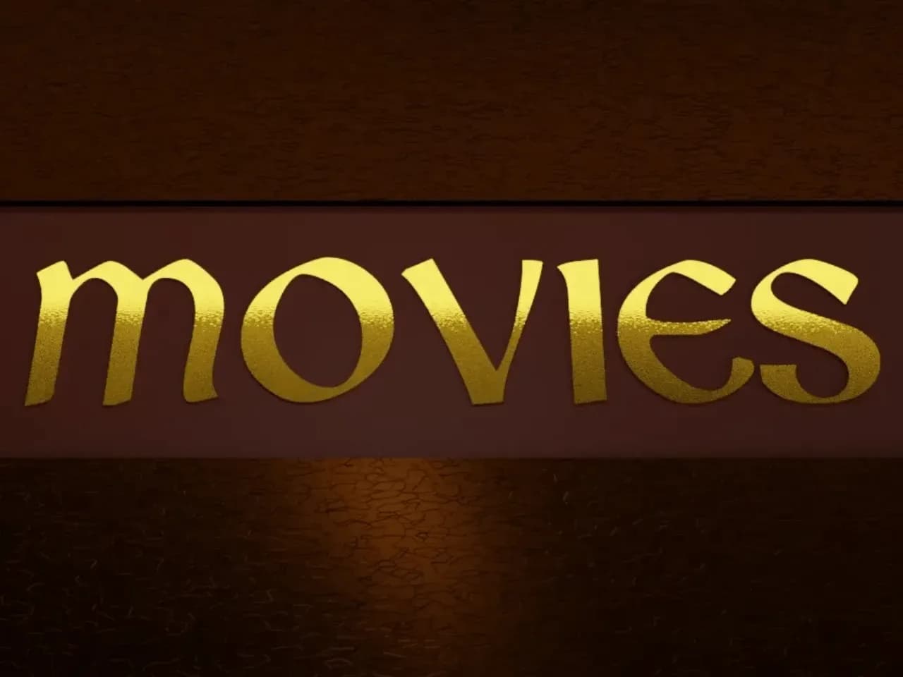 STL - Letras decorativas "Movies"