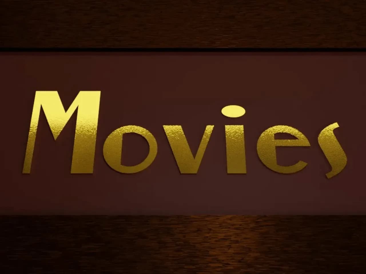 STL - Letras decorativas "Movies"