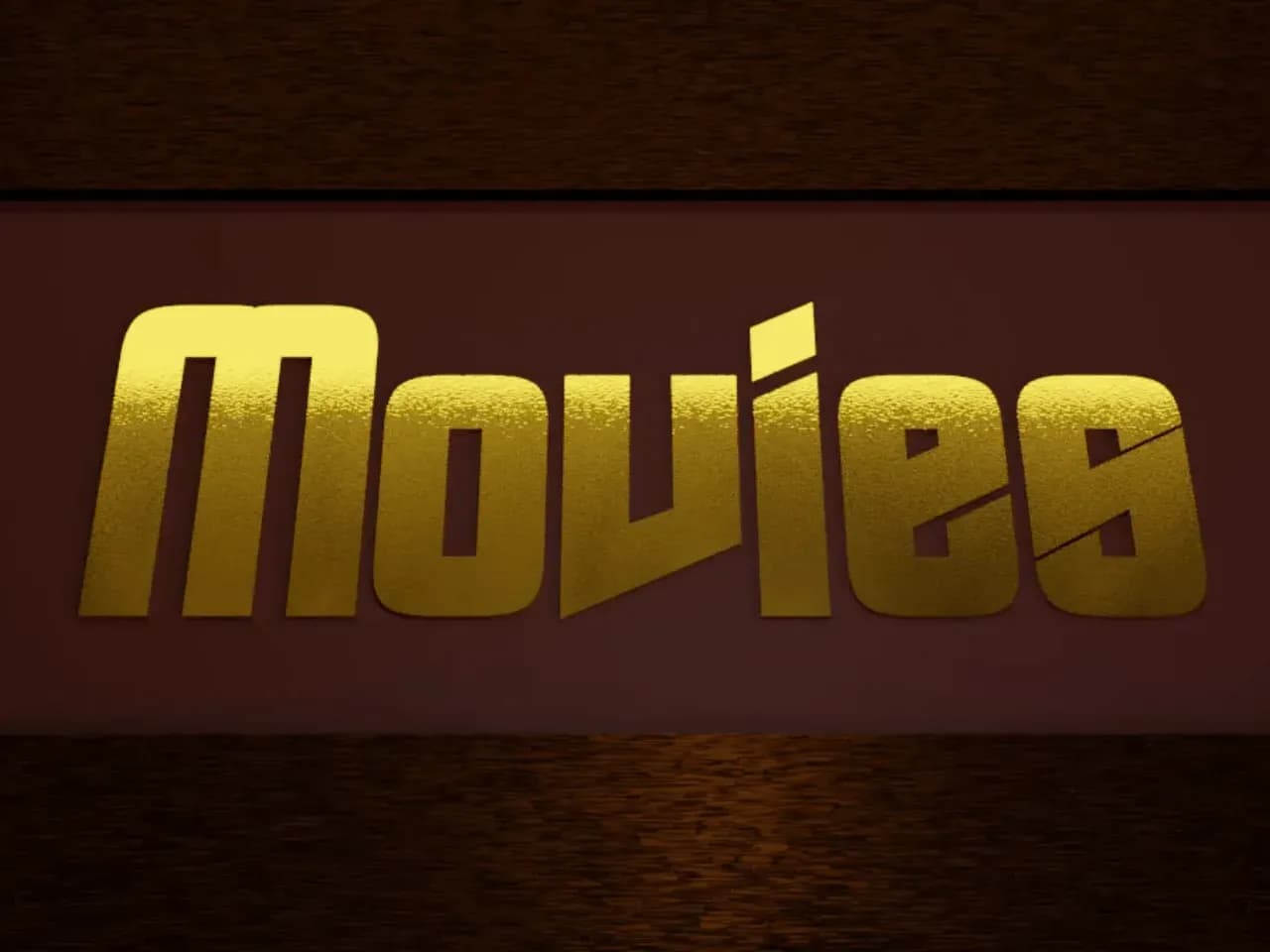 STL - Letras decorativas "Movies"