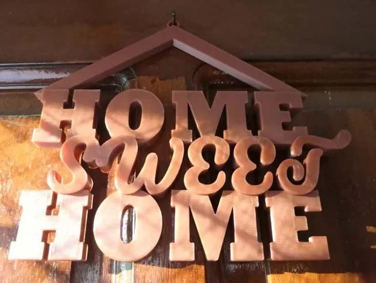 STL - Letrero Home Sweet Home